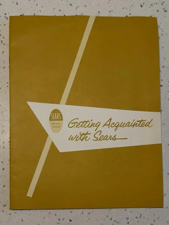 Sears National Training Employee Manual Salespeople Merch Booklet Lot Of 2 1950s - Picture 3 of 9